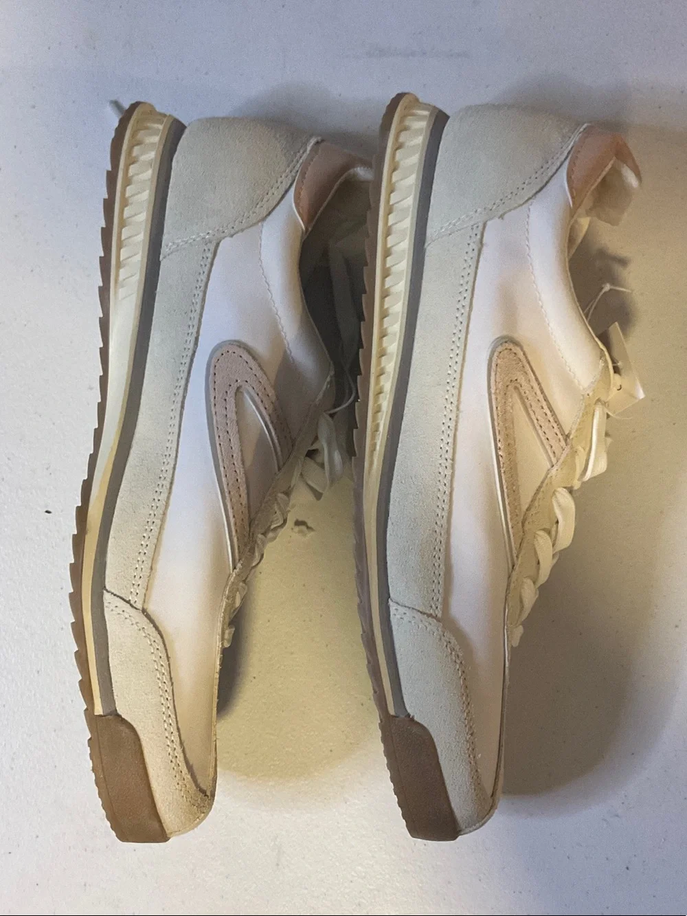 Shoes 5 - Tretorn Cream White and Tan Women's Sneakers